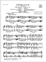 Beatus Vir - RV 597 - VIVALDI - Partition - Chœur